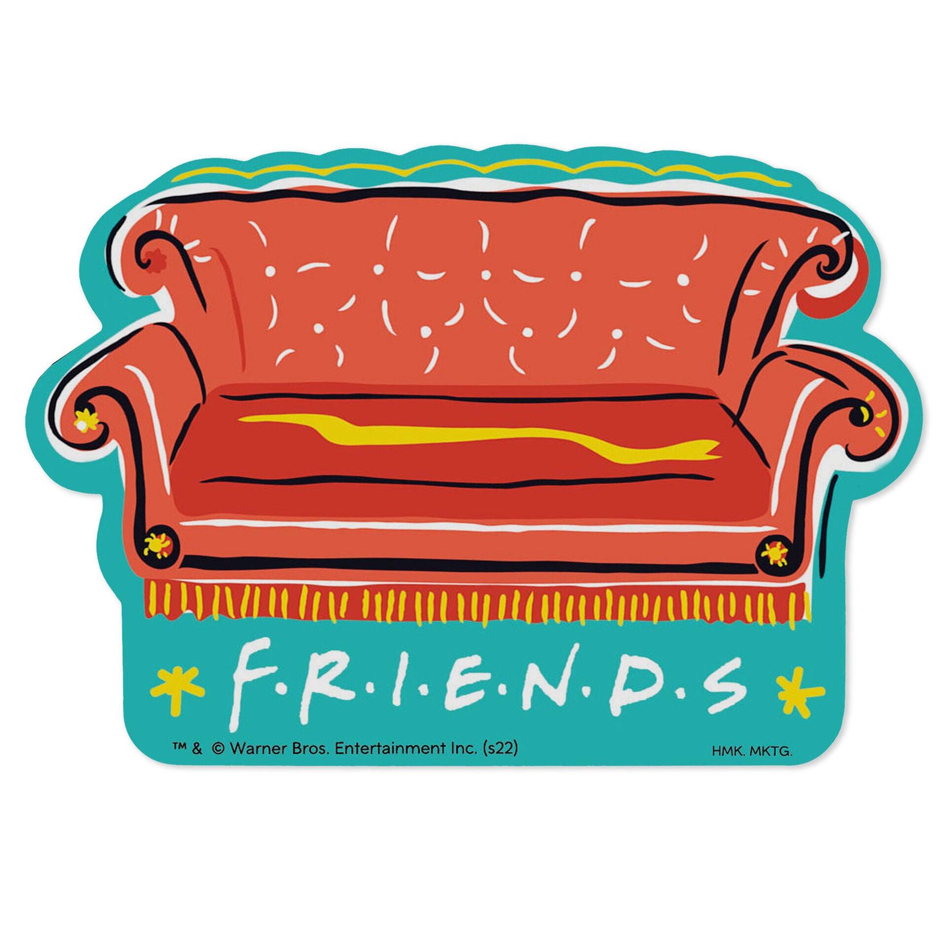 Hallmark  Friends Central Perk Café Couch Vinyl Decal