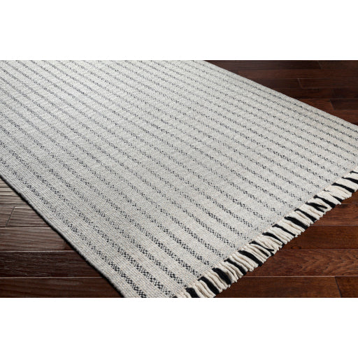 Reliance Striped Wool Grey Rug