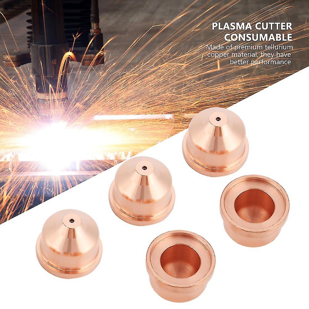 5pcs Plasma Cutter Nozzles Torch Tips Consumables 420169 for MAX125 Cutting Machine