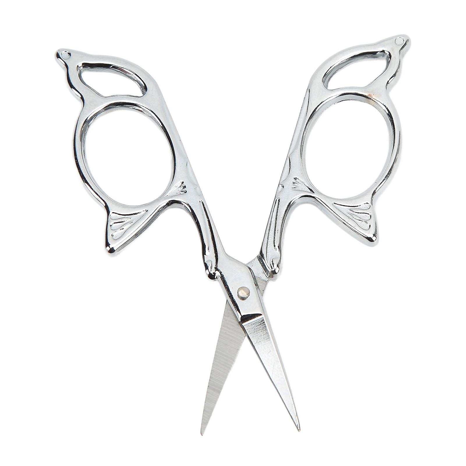 Embroidery Scissors Incisve Blades Pointed Design Lightweight Portable Silver Diy Tools Dressmaker Small Shears For Home