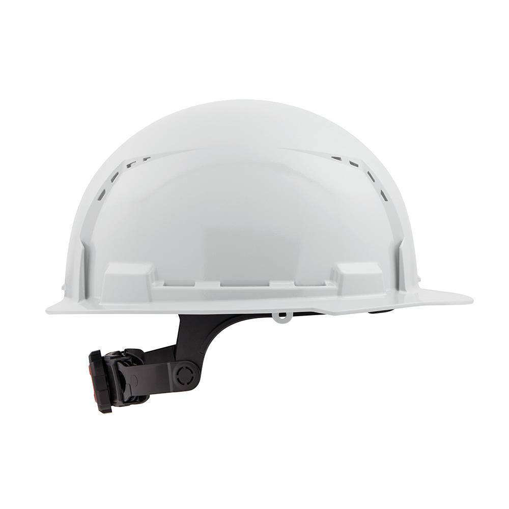 MW BOLT White Type 1 Class C Front Brim Vented Hard Hat with 6-Point Ratcheting Suspension (10-Pack) 48-73-1220X10