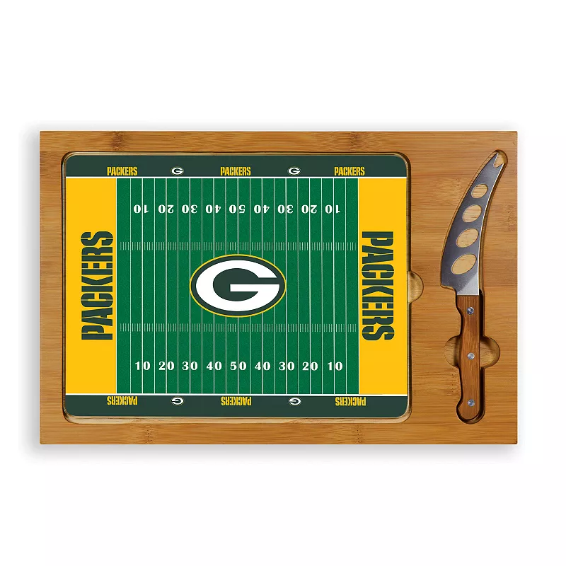 Picnic Time Green Bay Packers Cutting Board Serving Tray