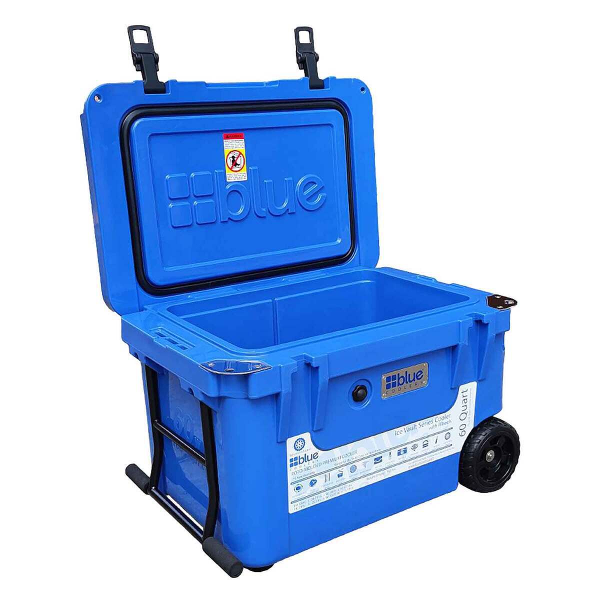 Blue Coolers Ice Vault 60 Wheeled Cooler  Trademark Blue