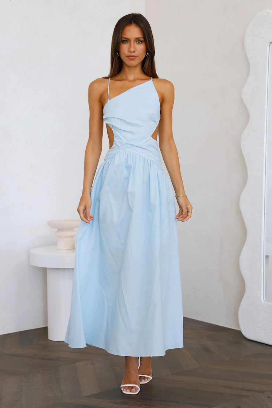 Eye On You Maxi Dress Blue