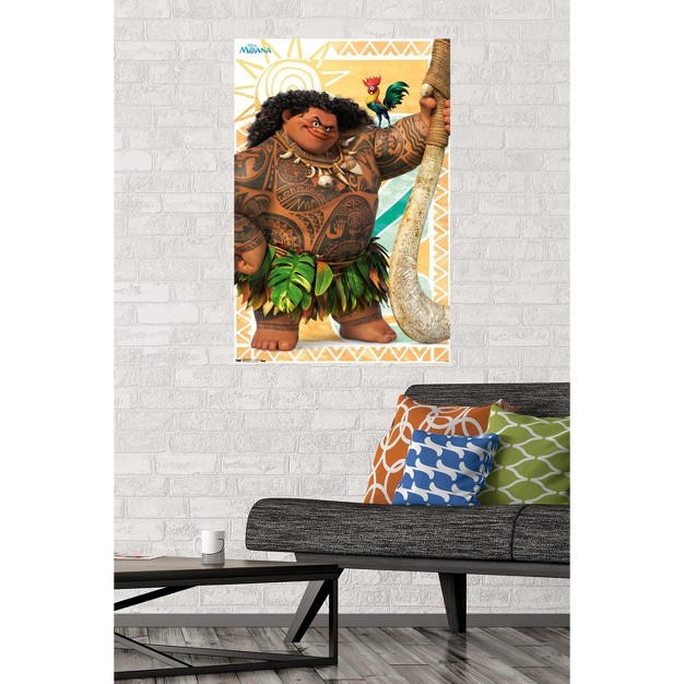 Trends International Disney Moana Heihei Unframed Wall Poster Prints