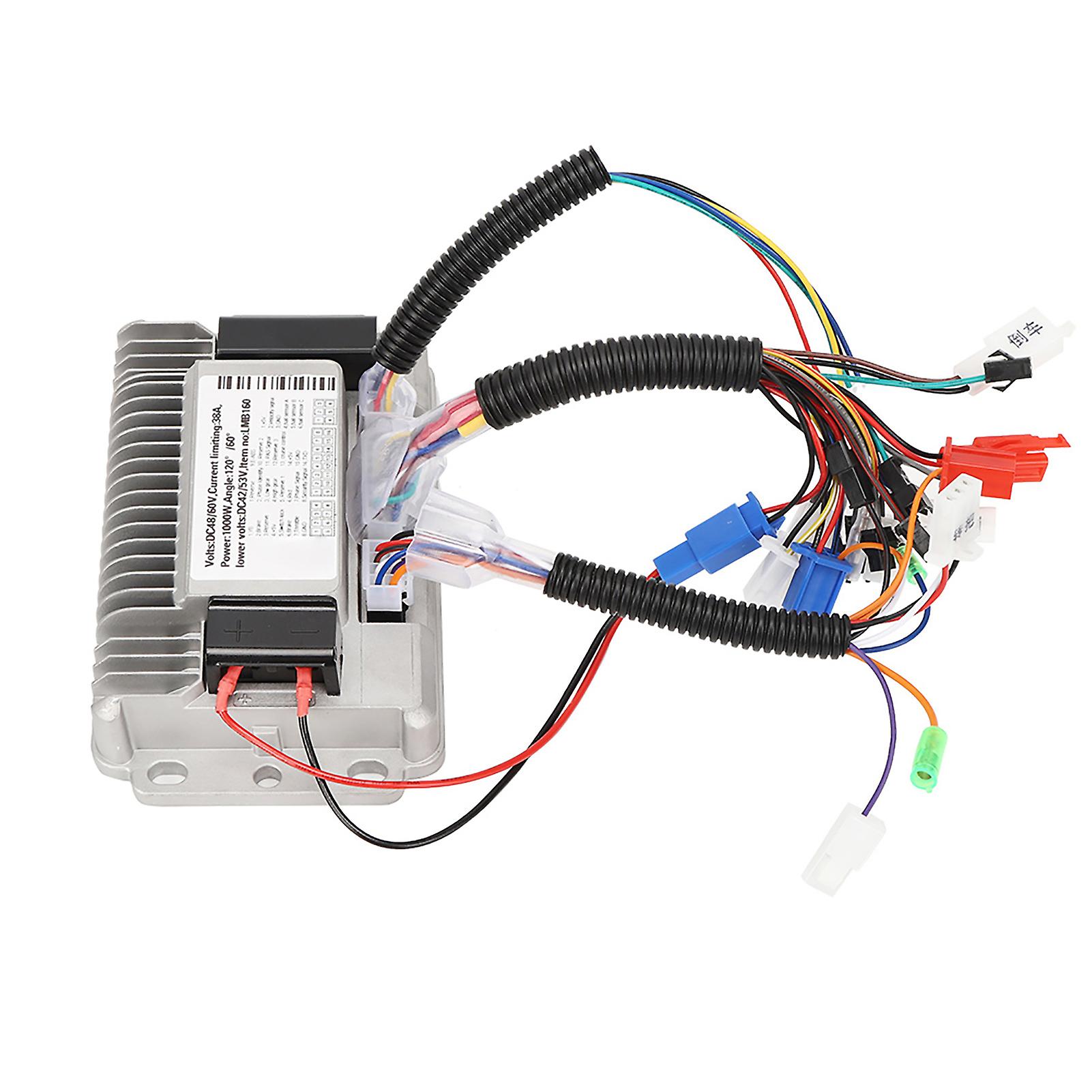 1000w Brushless Controller Sine Waves 48v-60v Universal 3 Mode Cast Aluminium Shell Ebikes Parts