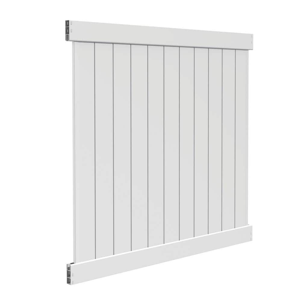 Barrette Outdoor Living Washington 6 ft. H x 6 ft. W Vinyl Fence Panel Kit (Z) 73014393