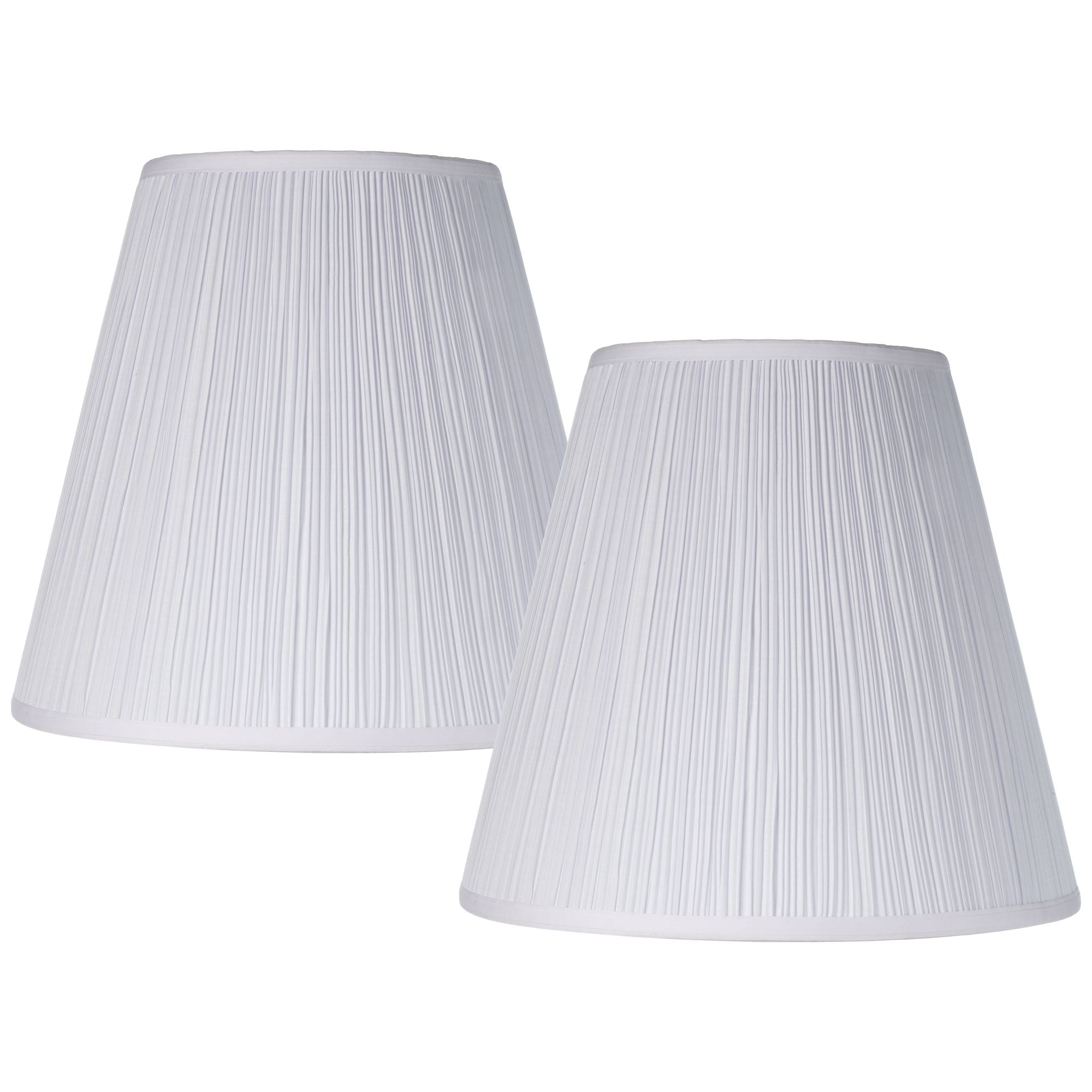 Brentwood Set of 2 Mushroom Pleated Medium Empire Lamp Shades 9