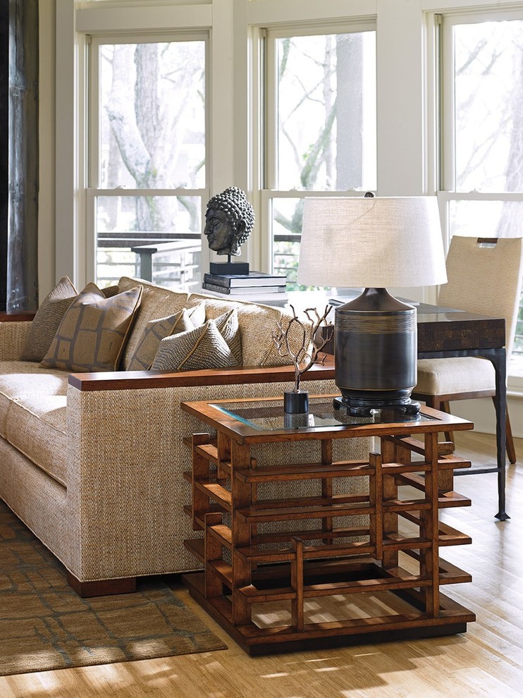 Emma Mason Signature Oak Haven Square Lamp Table  Dark Walnut  TOM0127   Transitional   Side Tables And End Tables   by Emma Mason  Houzz