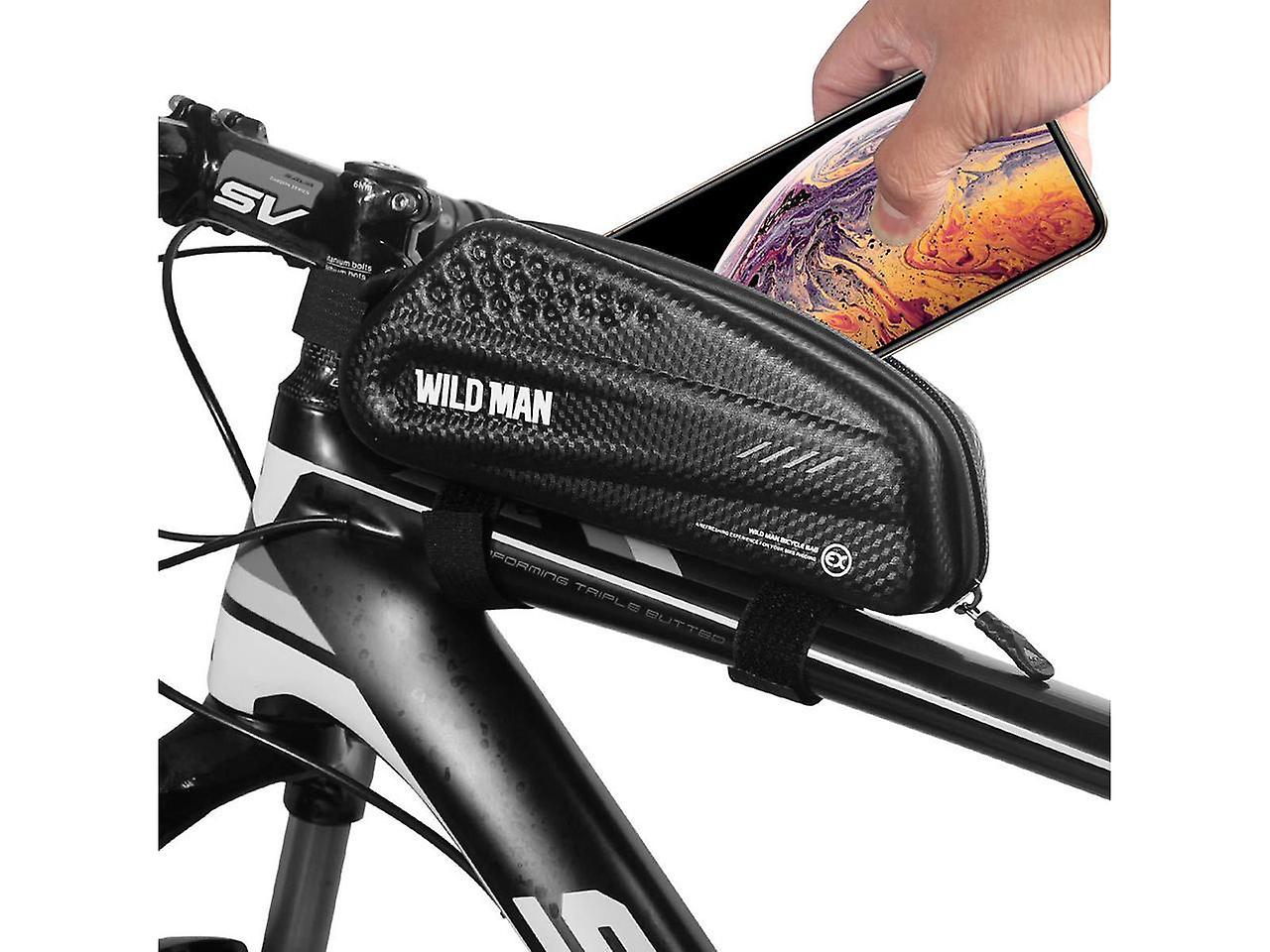 Bike Phone Holder Bag， Bike Accessories Bag For Mountain Road Commute Electric Trek Bike， For Android/iphone Cellphones Up Tp 6.5