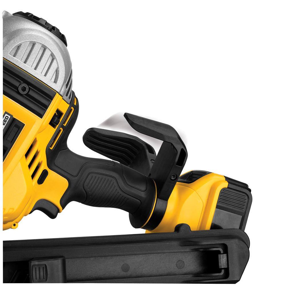 DW 20V MAX XR Lithium-Ion 30-Degree Cordless Brushless 2-Speed Framing Nailer and 18-Gauge Brad Nailer (Tools Only) DCN692M1680B