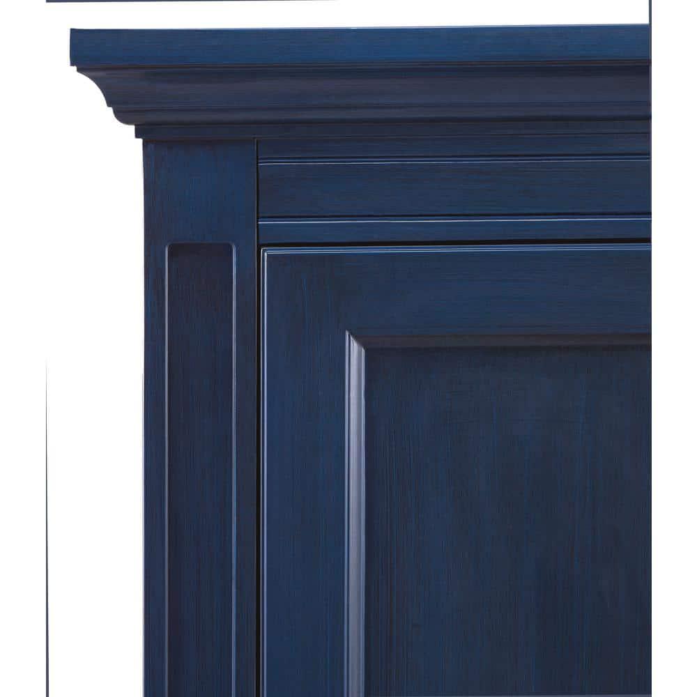 Home Decorators Collection Channing 26 in W x 28 in H Wall Cabinet in Royal Blue