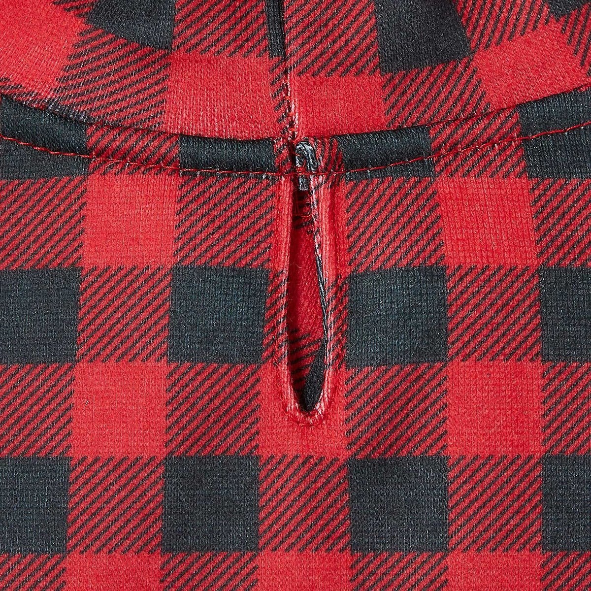 Frisco Plaid Santa Paws Dog and Cat Hoodie