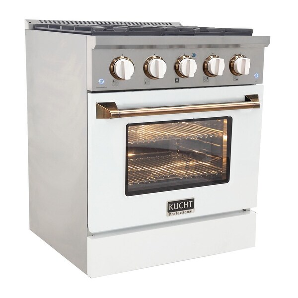 30 in. 4.2 cu. ft. Dual Fuel Range for Propane Gas with Sealed Burners and Convection Oven with Optional Color Door