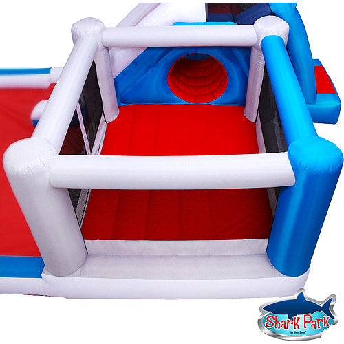 Blast Zone Shark Park Inflatable Play Park