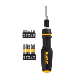 DW Max Fit Telescoping Ratcheting Multi-Bit Screwdriver Set (10-Piece) DWHT68001