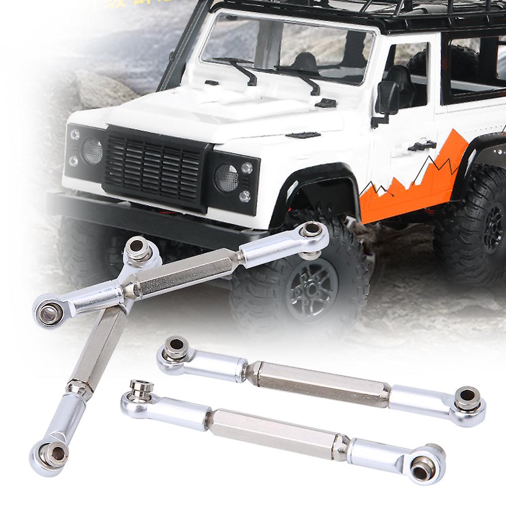 Metal Front And Rear Hex Tie Rod Fit For Mn-d90 Mn-99 Mn-91 Fj-45 Upgrade Accessoriessilver Mn-004s