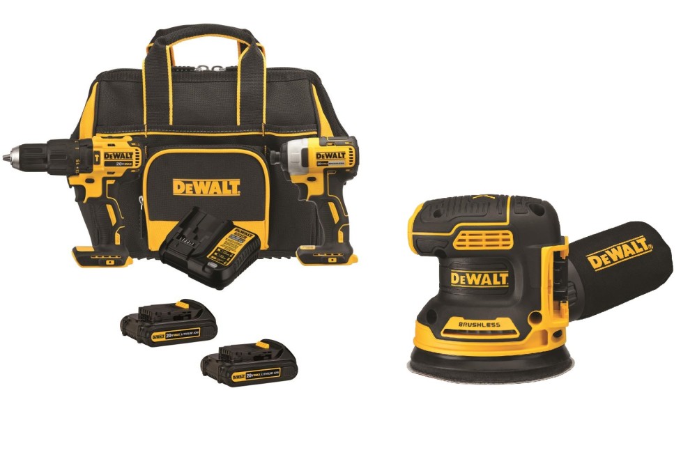 DEWALT 20V 3 Tool Combo Kit Brushless Bundle