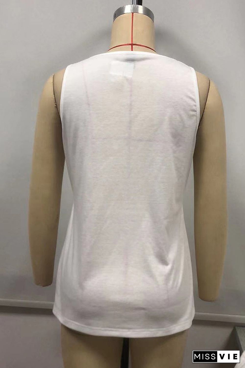 Solid Color Button Down Sleeveless Tank Top Wholesale