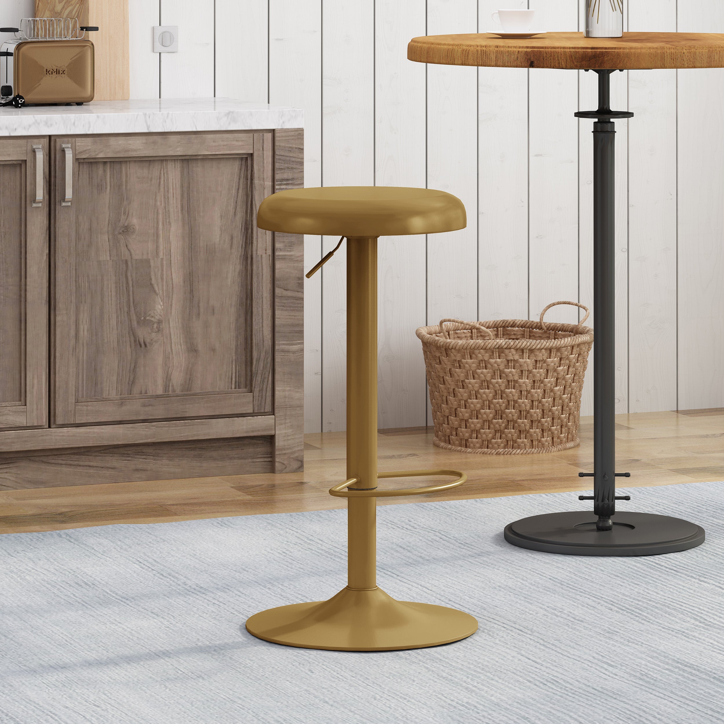 Averie Adjustable Seats Barstool