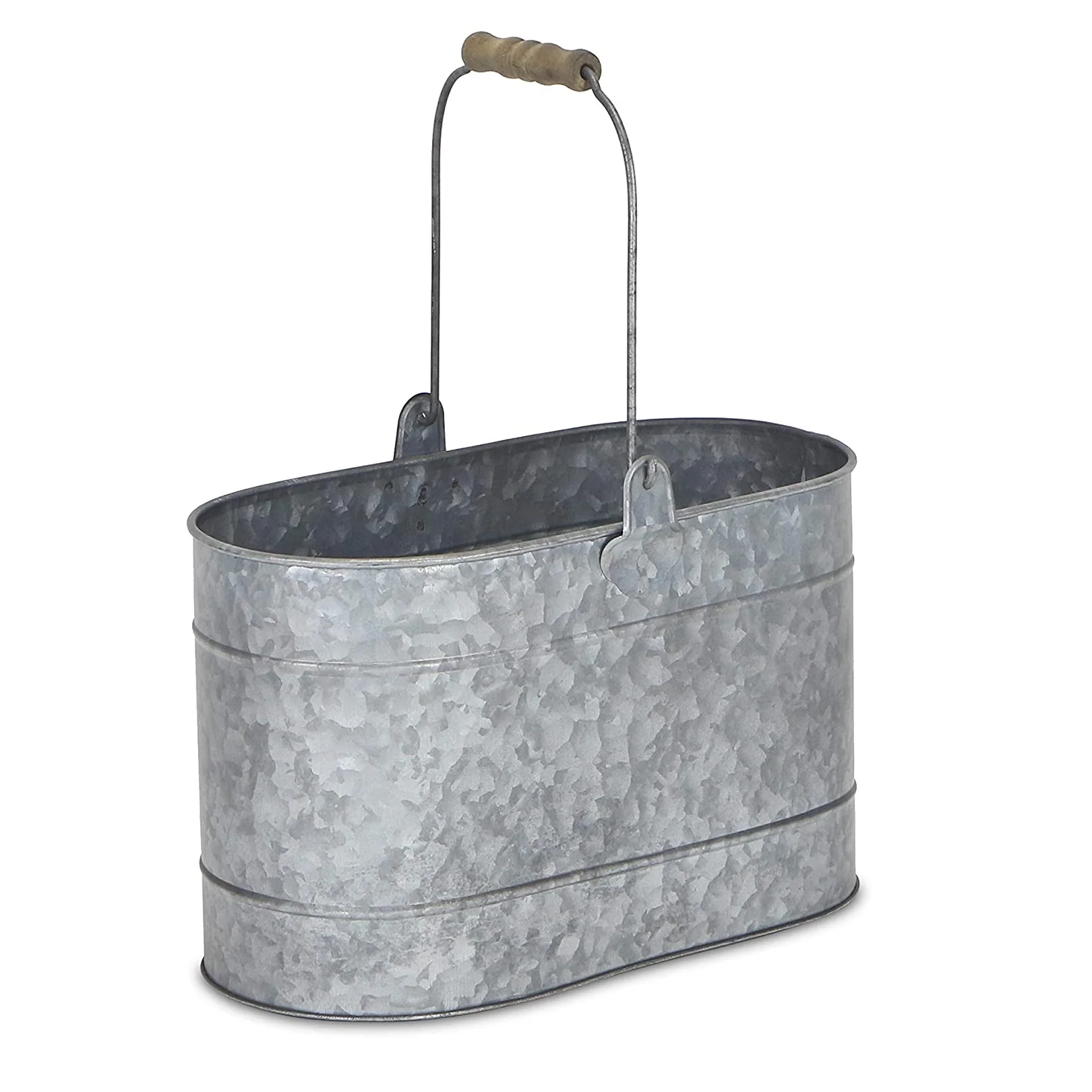 Hot Selling Newest design metal wood Handle bucket heavy duty garden planter customized metal tubs and buckets at low price