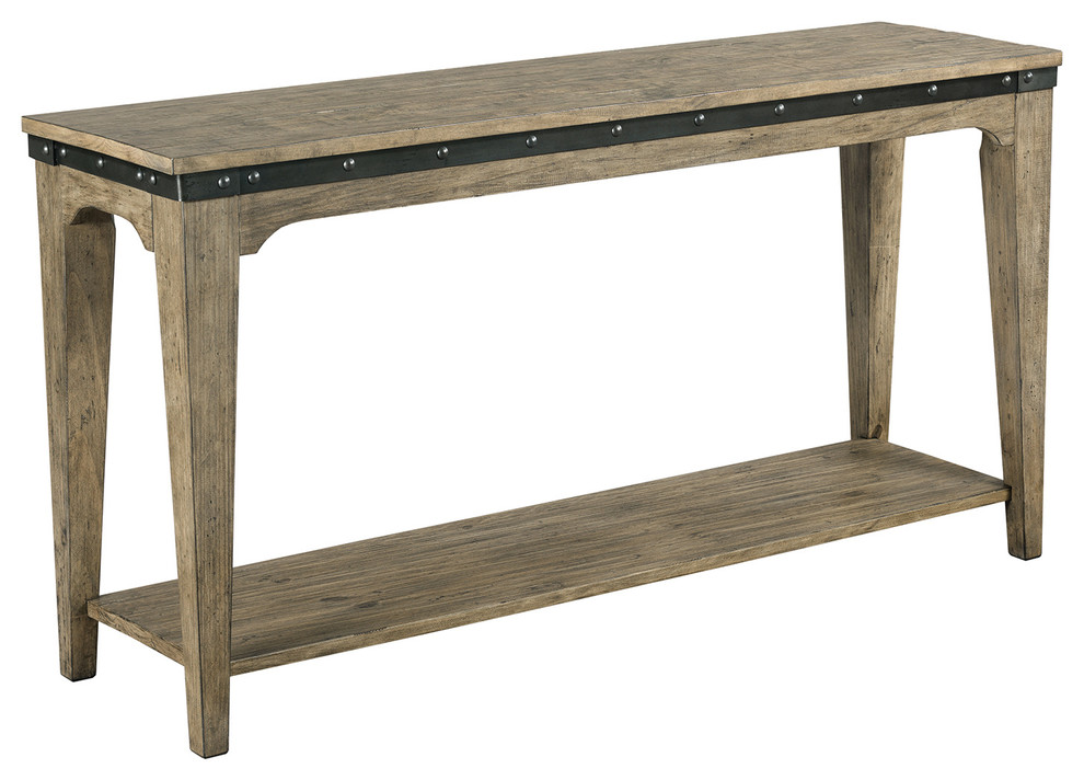 Emma Mason Signature Playa Inn Artisans Hall Console in Stone   Industrial   Console Tables   by Emma Mason  Houzz