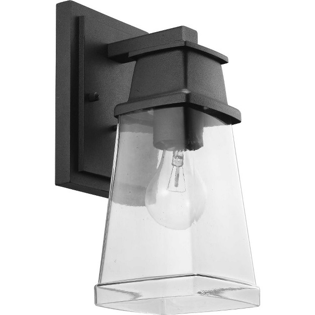 Progress Lighting Greene Ridge 1 light Outdoor Black Wall Lantern With Shade