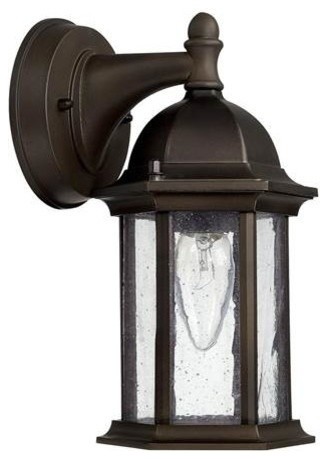 Capital Lighting Main Street   1 LT Wall Lantern 9831OB   Old Bronze   Traditional   Outdoor Wall Lights And Sconces   by Lighting and Locks  Houzz