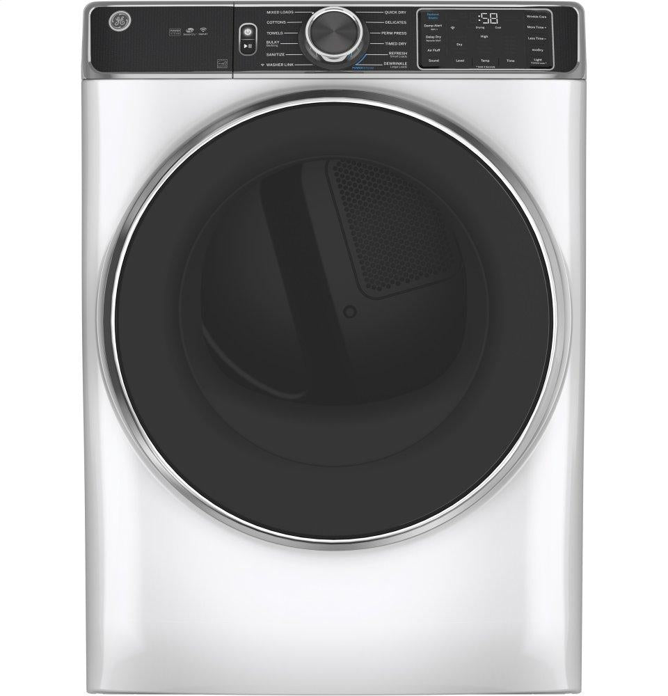 Ge Appliances GFD85ESSNWW Ge® 7.8 Cu. Ft. Capacity Smart Front Load Electric Dryer With Steam And Sanitize Cycle