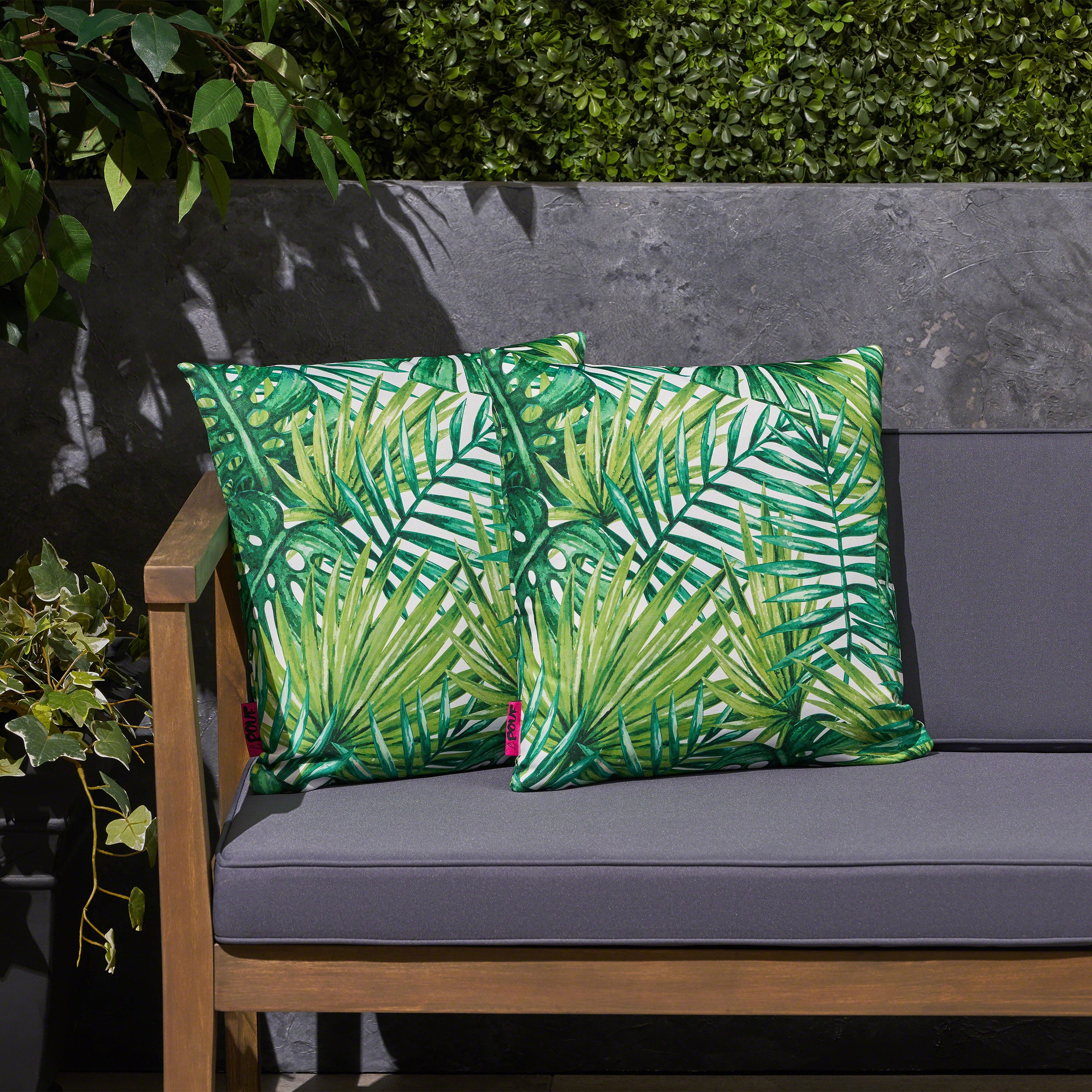 Nina Outdoor Cushion, 17.75