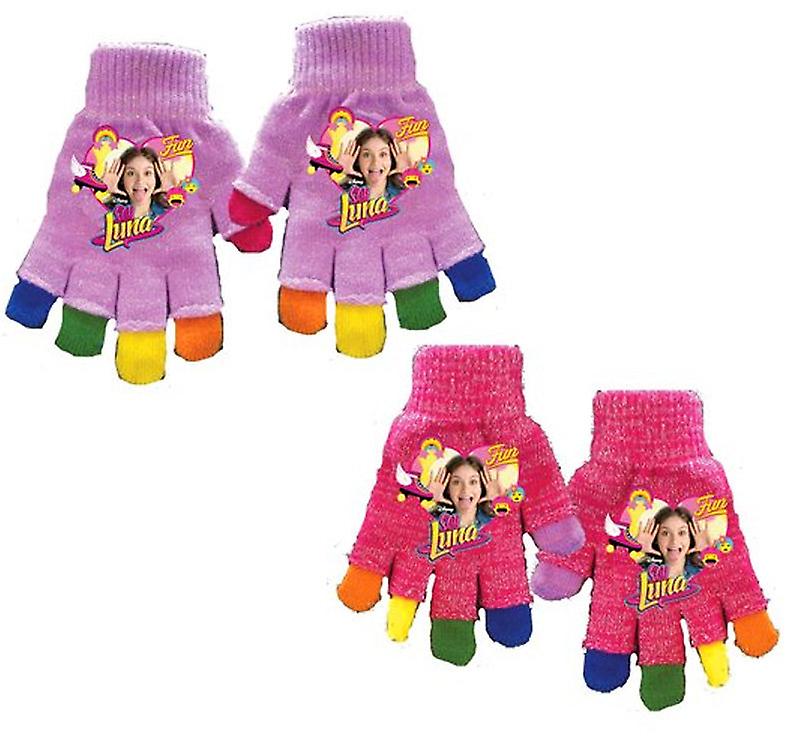 4-Pack 2i1 Finger Mittens + Fingerless Mittens Soy Luna Rainbow Glitter One Size