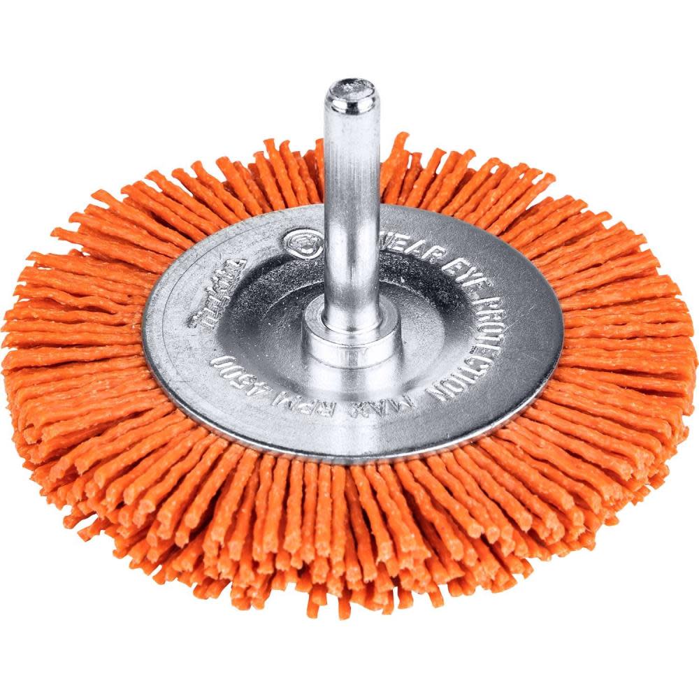 3 Nylon Wheel Brush， Coarse， 80 Grit