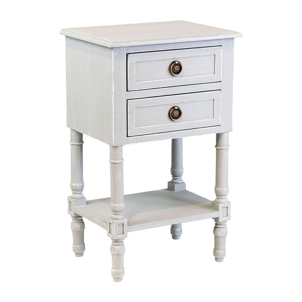 East at Main Painted Wood Side Table with Drawer