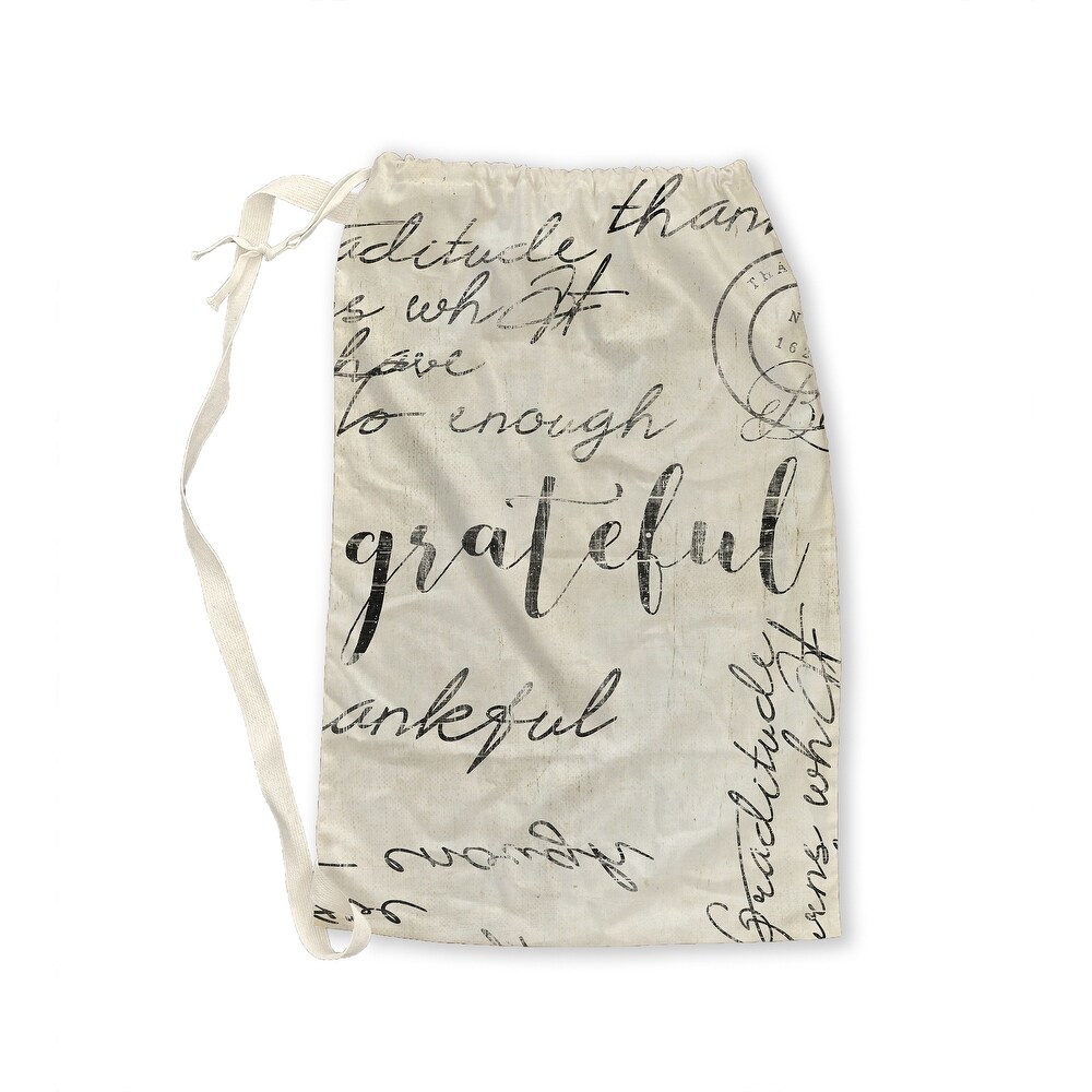 THANKFUL Laundry Bag By Terri Ellis   28\