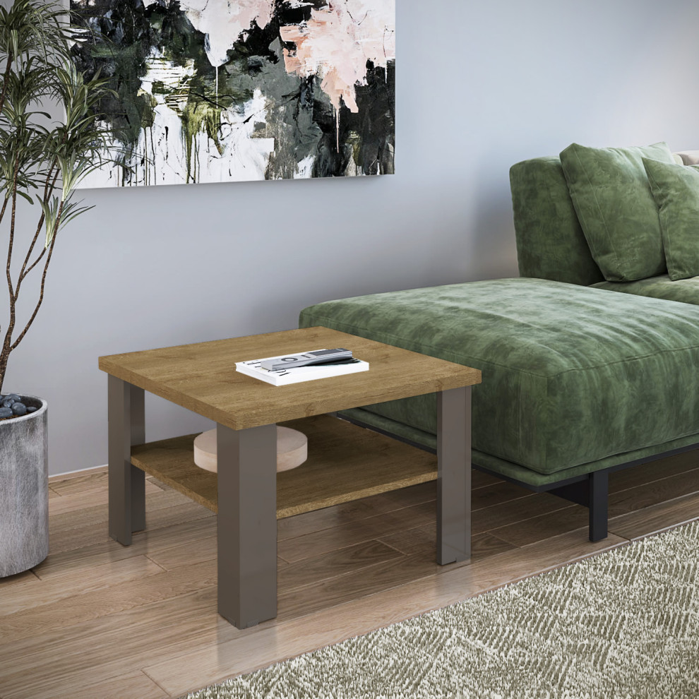 Modern Classic Square Coffee Table for Living Room w/ Color Combination   Transitional   Coffee Tables   by 7even USA Group  LLC  Houzz