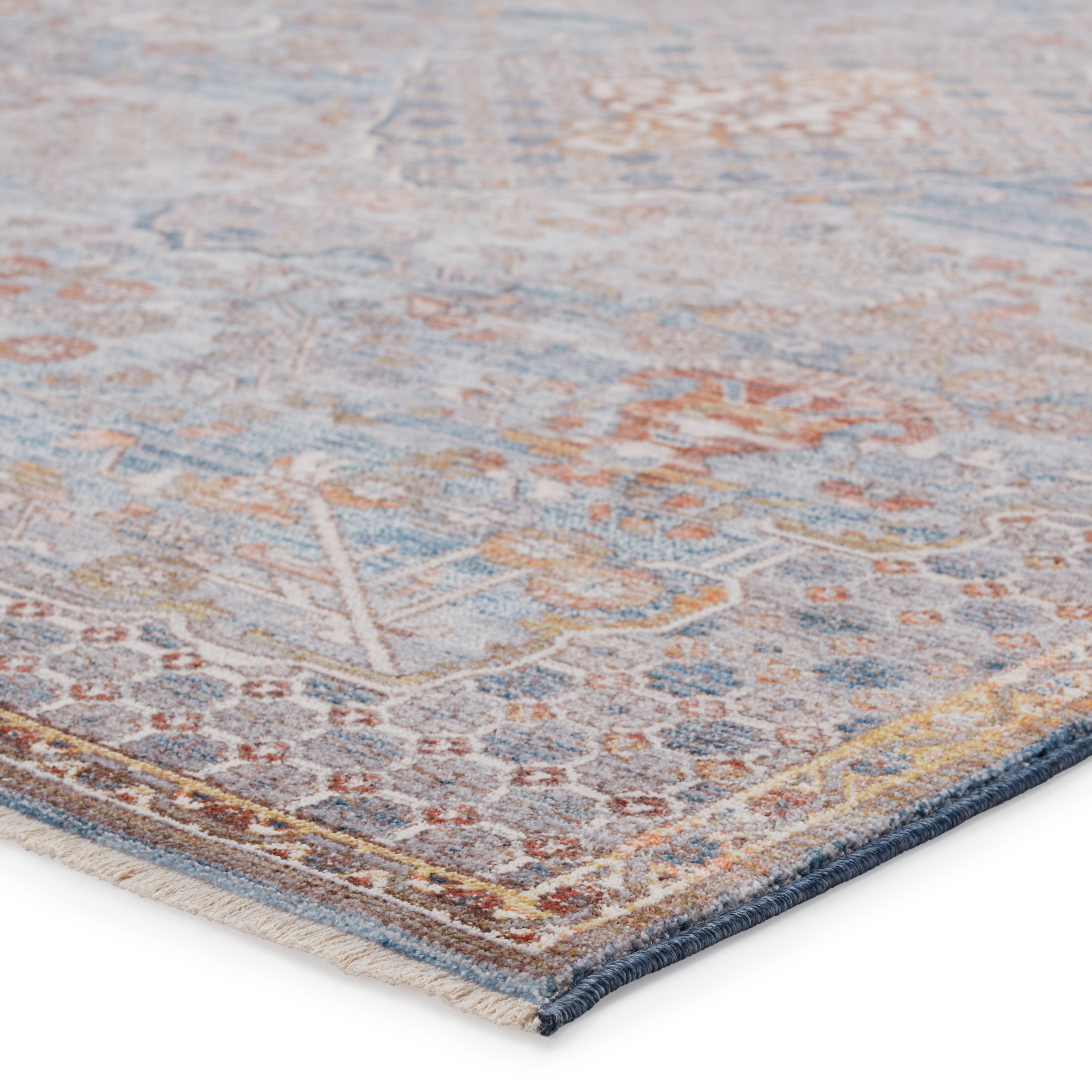 Terra Harkin Light Gray & Rust Rug