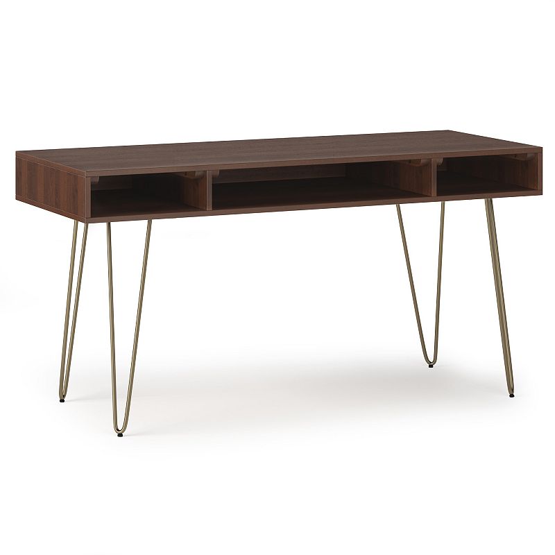 Simpli Home Hunter 60-in. Solid Mango Wood Desk