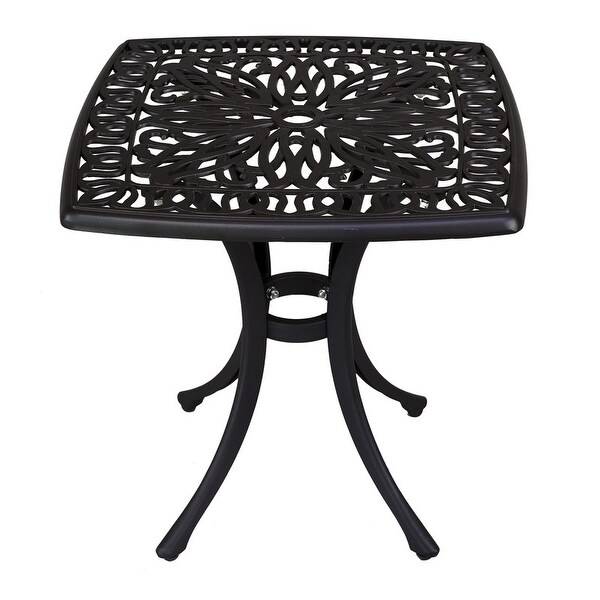 Havenside Home Saybrook Cast Aluminum End Table