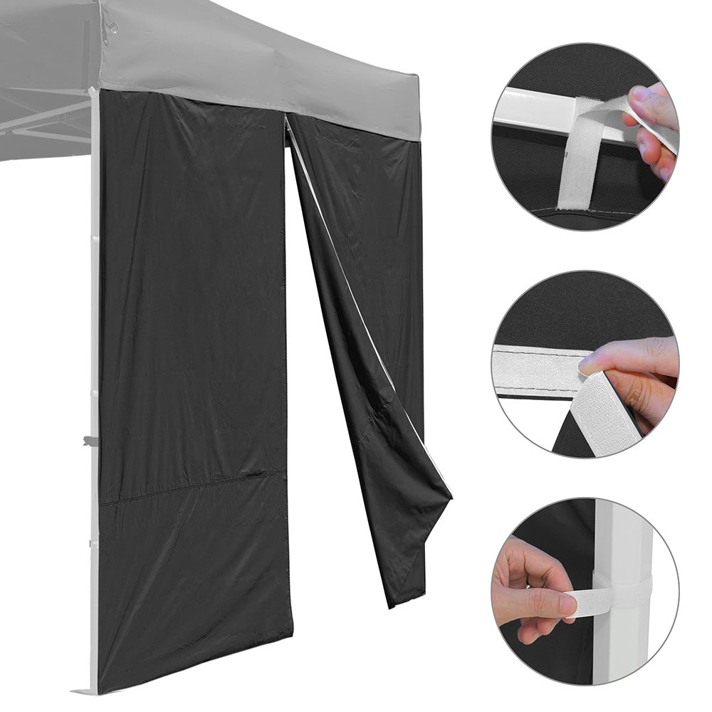 Yescom Canopy Tent Wall with Zip 10x7ft UV50+ CPAI-84