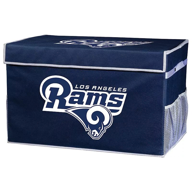 Franklin Sports Los Angeles Rams Large Collapsible Footlocker Storage Bin