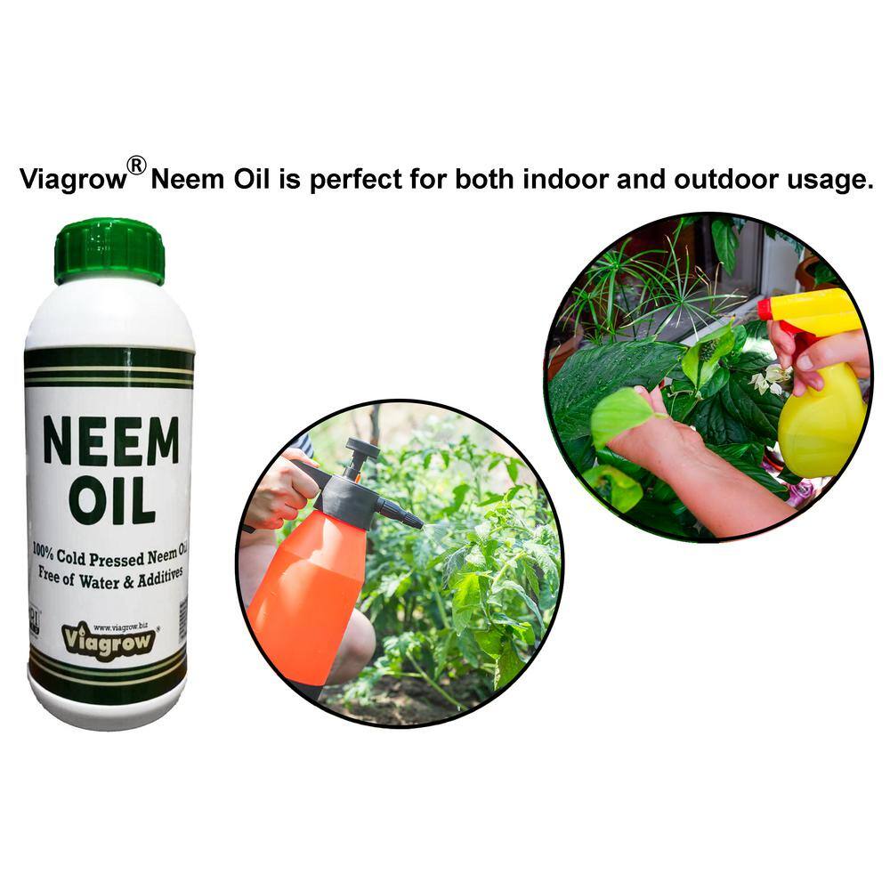 Viagrow 64 oz. Cold Pressed Neem Oil Seed Extract (Makes 96 Gal.) VNEEM32-2