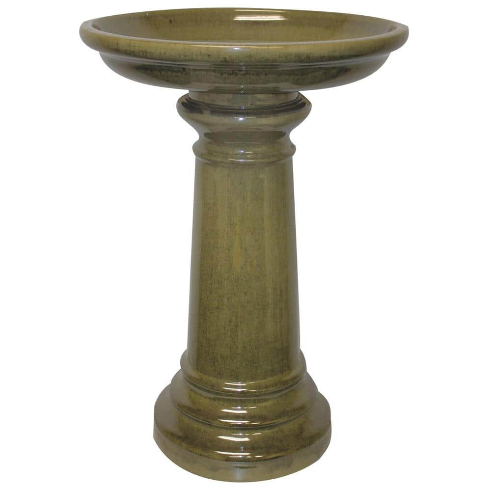 Harbor Gardens Birdbath Medium Light Green GP0112ES