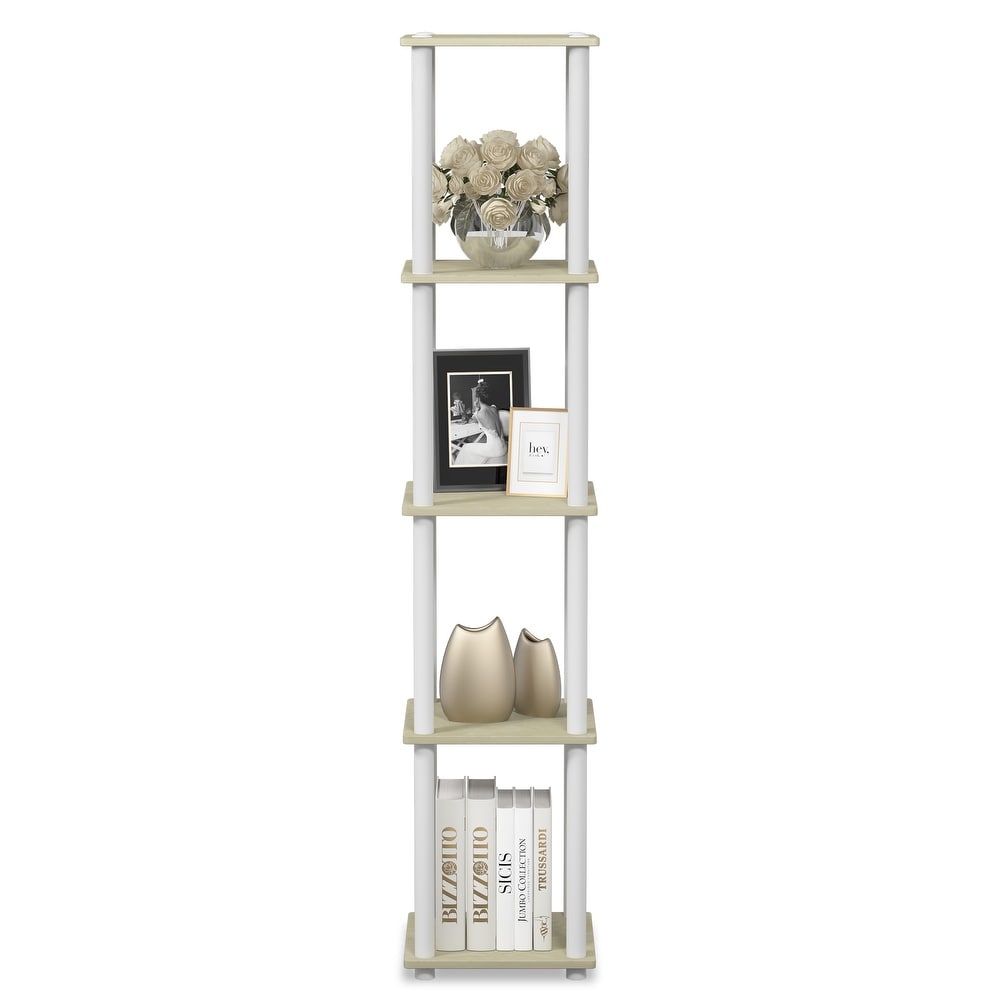 Porch   Den St. Marks 5 tier Corner Square Display Shelf