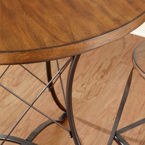 Round 36inch Counter Height Kitchen Dining Table