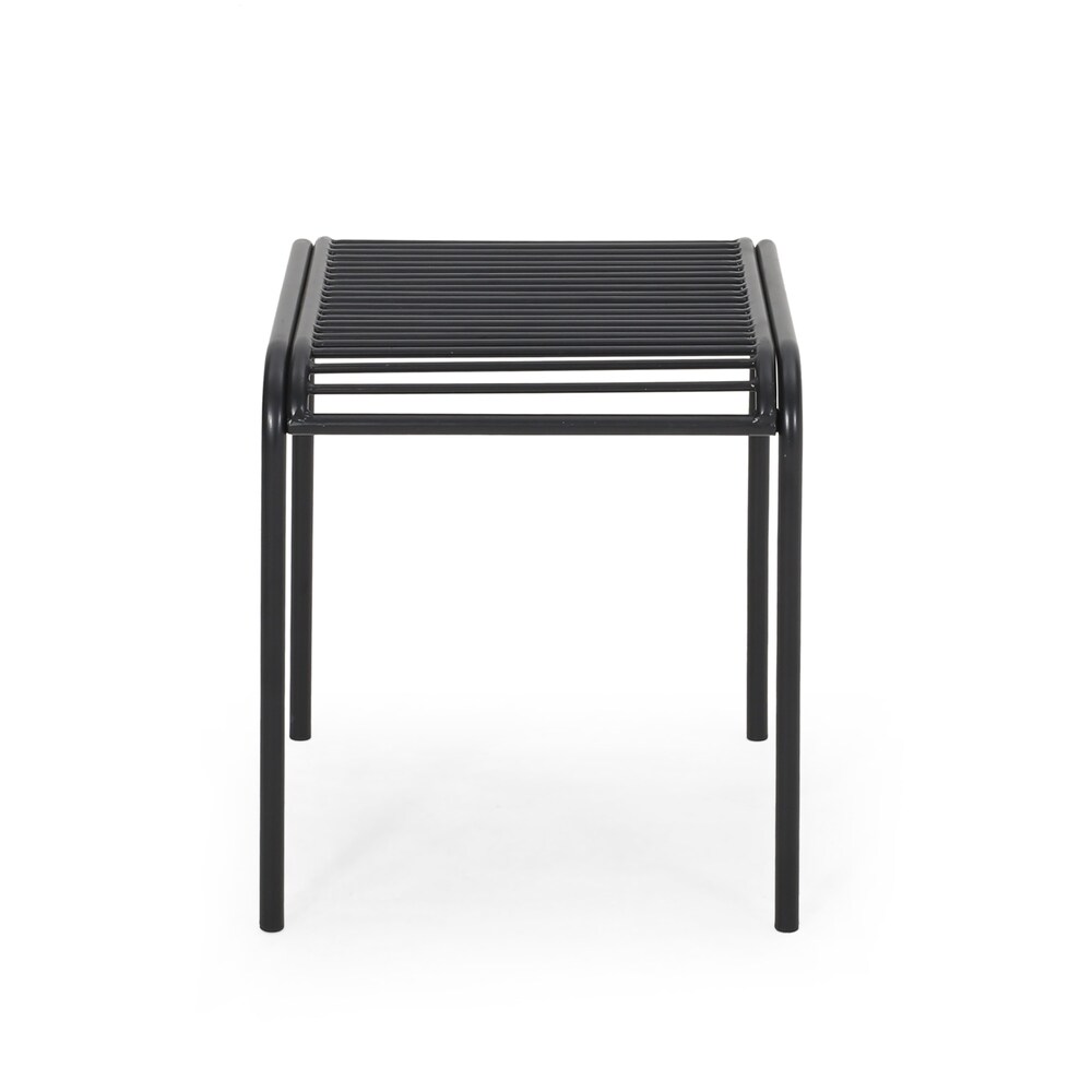 Boston Outdoor Modern Side Table by Christopher Knight Home