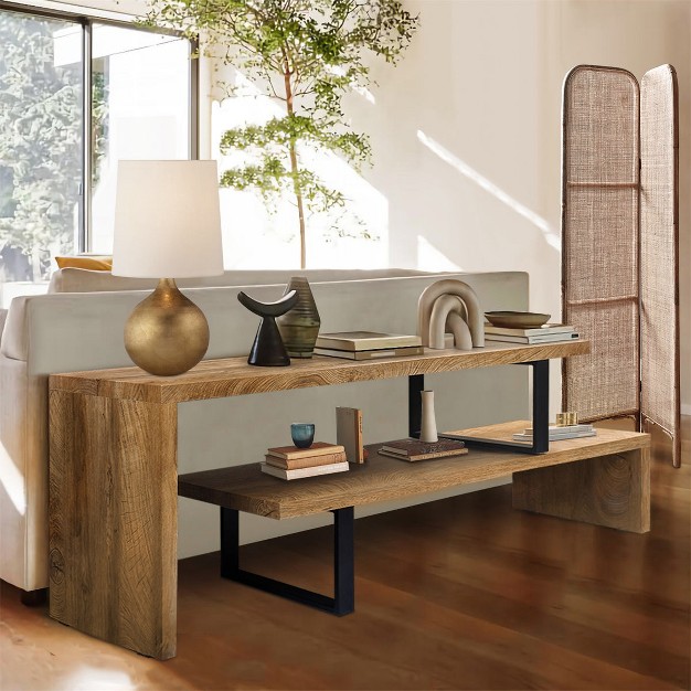 To 107 quot Rectangle Console Table the Pop Maison