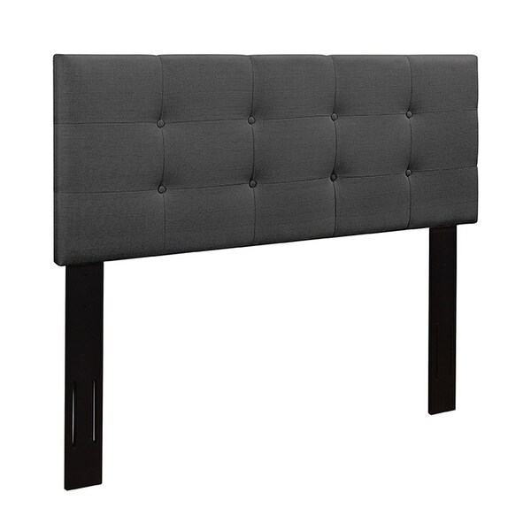 Mid-Rise Fabric Upholstered Panel Headboard - - 36288418