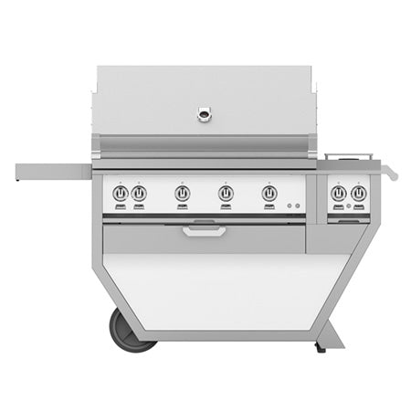 Hestan 60 Deluxe Outdoor 42 Grill With Double Side Burner With Color & Burner Options