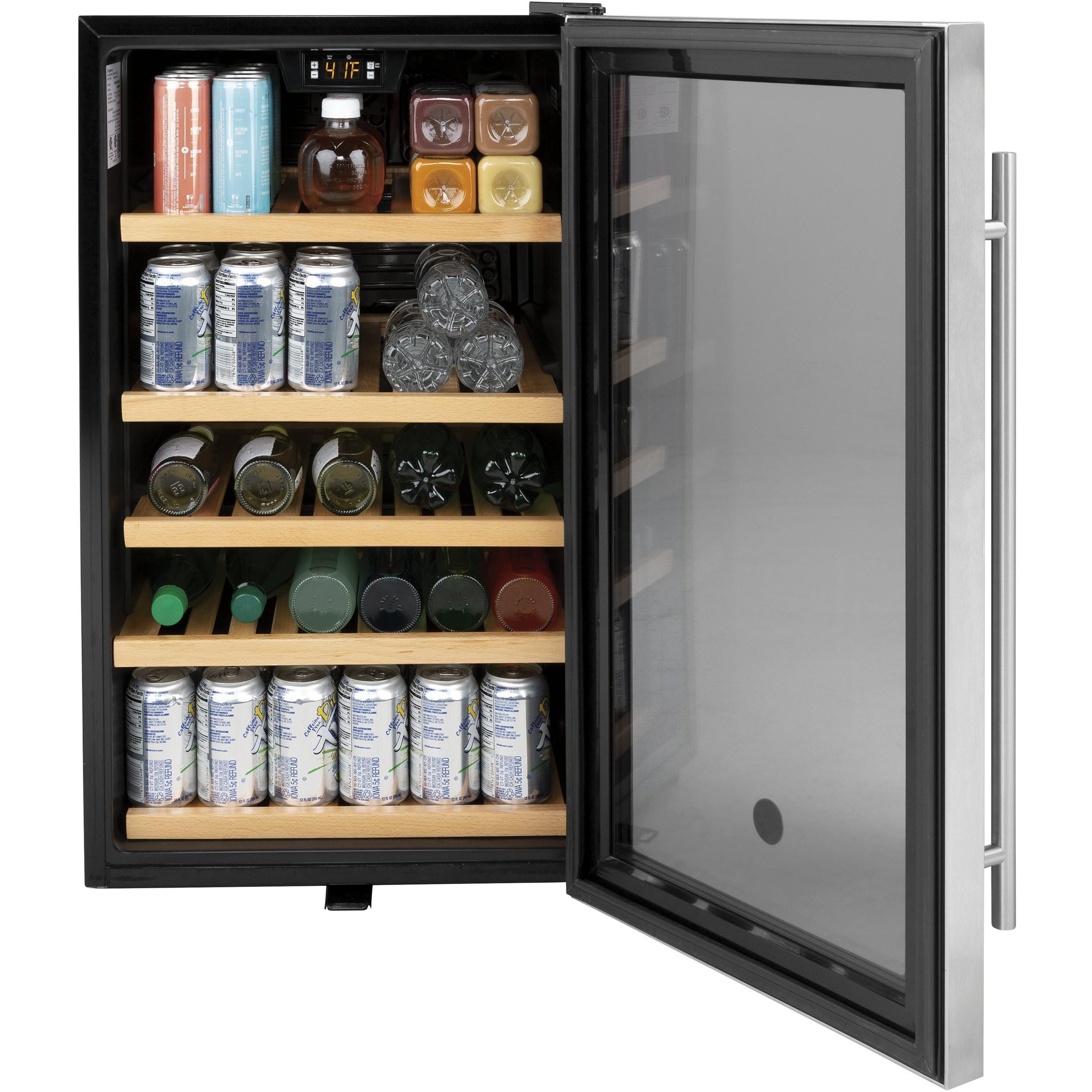 GE 4.1 cu.ft. Freestanding Beverage Center GVS04BQNSS