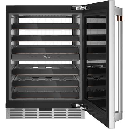 CafĲ 46-Bottle Wine Cooler with Wi-Fi connect CCP06DP2PS1